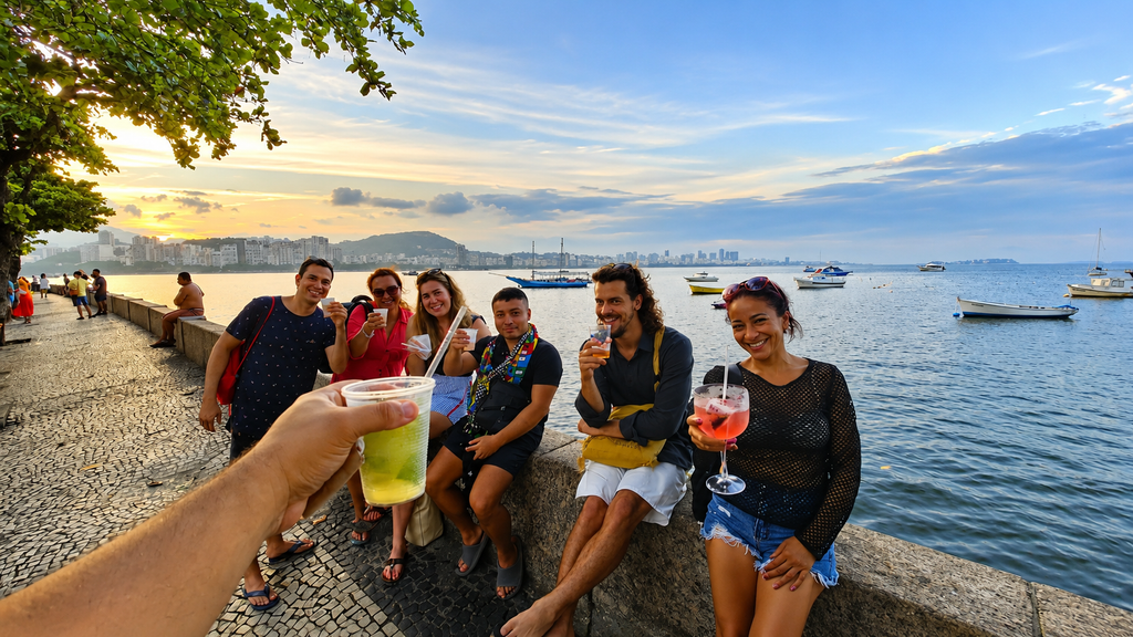 Students at Mureta da Urca