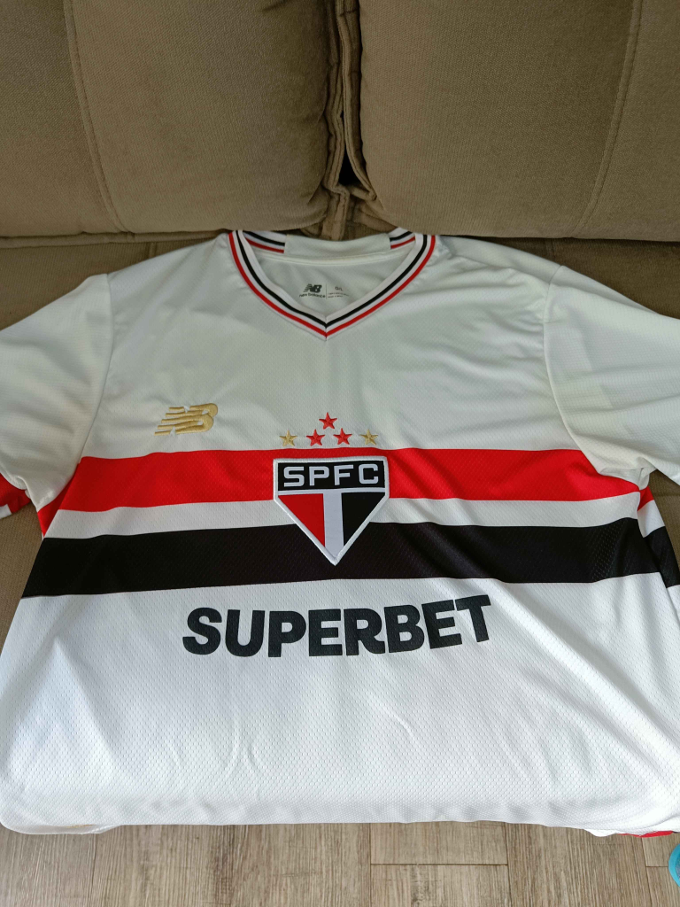 São Paulo FC home game jersey